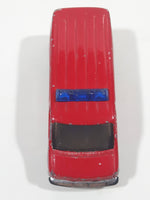 2006 Matchbox Fire Ford Panel Van Paramedic Red Die Cast Toy Car Vehicle