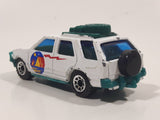 1999 Matchbox Wilderness Road Trip Isuzu Rodeo Vauxhall Frontera White Die Cast Toy Car Vehicle