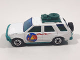 1999 Matchbox Wilderness Road Trip Isuzu Rodeo Vauxhall Frontera White Die Cast Toy Car Vehicle