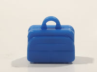 Fast Lane Baggage Service Luggage Trolley Truck Container White Plastic Die Cast Toy Car Vehicle with Blue Suitcase