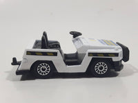 Fast Lane DKF1 Airport Service Luggage Trolley Cart White Die Cast Toy Car Vehicle