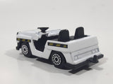 Fast Lane DKF1 Airport Service Luggage Trolley Cart White Die Cast Toy Car Vehicle