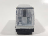 Airport Bus Fun Plane 24 Hour Service White Die Cast Toy Car Vehicle