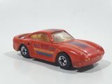 1988 Hot Wheels Color Racers Porsche 959 Orange Die Cast Toy Race Car Vehicle