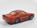 1988 Hot Wheels Color Racers Porsche 959 Orange Die Cast Toy Race Car Vehicle