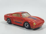 1988 Hot Wheels Color Racers Porsche 959 Orange Die Cast Toy Race Car Vehicle