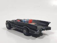 Vintage 1976 Corgi Juniors DC Comics Batman Batmobile Black Die Cast Toy Car Vehicle