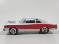 1997 Playing Mantis Johnny Lightning No. 003 1969 AMC Scrambler White Die Cast Toy Car Vehicle with Opening Hood