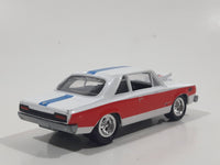 1997 Playing Mantis Johnny Lightning No. 003 1969 AMC Scrambler White Die Cast Toy Car Vehicle with Opening Hood