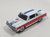 1997 Playing Mantis Johnny Lightning No. 003 1969 AMC Scrambler White Die Cast Toy Car Vehicle with Opening Hood