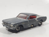 Vintage 1969 Lesney Matchbox Series No. 8 Mustang White Die Cast Toy Car Vehicle with Turning Front Wheels