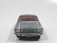 Vintage 1969 Lesney Matchbox Series No. 8 Mustang White Die Cast Toy Car Vehicle with Turning Front Wheels