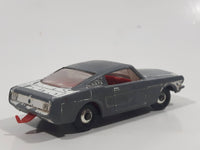 Vintage 1969 Lesney Matchbox Series No. 8 Mustang White Die Cast Toy Car Vehicle with Turning Front Wheels