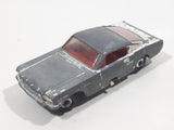 Vintage 1969 Lesney Matchbox Series No. 8 Mustang White Die Cast Toy Car Vehicle with Turning Front Wheels