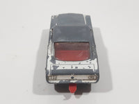 Vintage 1969 Lesney Matchbox Series No. 8 Mustang White Die Cast Toy Car Vehicle with Turning Front Wheels