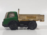 Vintage Tonka Farm Flat Bed Truck Green and Cream Pressed Steel Die Cast Toy Car Vehicle