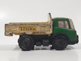 Vintage Tonka Farm Flat Bed Truck Green and Cream Pressed Steel Die Cast Toy Car Vehicle