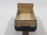 Vintage Tonka Farm Flat Bed Truck Green and Cream Pressed Steel Die Cast Toy Car Vehicle