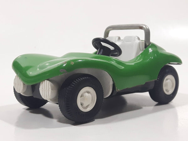 Vintage 1970s Tonka Beach Buggy Green Pressed Steel and Plastic Toy Car Vehicle 55340