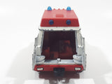 Vintage Majorette Ambulance White and Red 1/36 Scale Die Cast Toy Car Vehicle