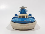 Vintage 1974 Lesney Products Matchbox Super Kings Hovercraft Blue and White Die Cast Toy Car Vehicle