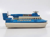 Vintage 1974 Lesney Products Matchbox Super Kings Hovercraft Blue and White Die Cast Toy Car Vehicle