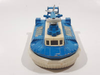 Vintage 1974 Lesney Products Matchbox Super Kings Hovercraft Blue and White Die Cast Toy Car Vehicle