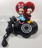 KNG America Disney Mickey Mouse and Minnie Mouse Heart Themed Animated Talking Phone 9" Tall