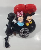 KNG America Disney Mickey Mouse and Minnie Mouse Heart Themed Animated Talking Phone 9" Tall