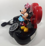 KNG America Disney Mickey Mouse and Minnie Mouse Heart Themed Animated Talking Phone 9" Tall