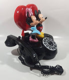 KNG America Disney Mickey Mouse and Minnie Mouse Heart Themed Animated Talking Phone 9" Tall