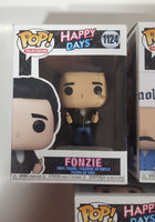 Funko Pop! Television Happy Days Fonzie, Richie, Arnold, Joanie, Chachi 4" Tall Vinyl Figures Full Set of 5 #1124, 1125, 1126, 1127, 1128 New in Box