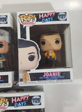 Funko Pop! Television Happy Days Fonzie, Richie, Arnold, Joanie, Chachi 4" Tall Vinyl Figures Full Set of 5 #1124, 1125, 1126, 1127, 1128 New in Box