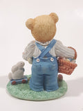 Cherished Teddies Boy With Pull-Toy Bunny Figurine Donald "Friends Are Egg-Ceptional Blessings"