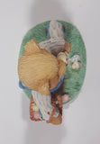 Cherished Teddies Boy With Pull-Toy Bunny Figurine Donald "Friends Are Egg-Ceptional Blessings"