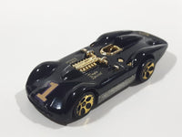 1999 Hot Wheels First Editions Turbolence Black Die Cast Toy Race Car Vehicle
