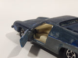 Vintage 1969 Lesney Matchbox Superfast No. 5 Lotus Europa Blue Painted Dark Blue Die Cast Toy Car Vehicle with Opening Doors