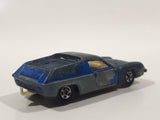 Vintage 1969 Lesney Matchbox Superfast No. 5 Lotus Europa Blue Painted Dark Blue Die Cast Toy Car Vehicle with Opening Doors