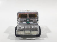2009 Hot Wheels HW City Works Armored Truck Chrome Die Cast Toy Car Vehicle with Opening Rear Door