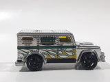 2009 Hot Wheels HW City Works Armored Truck Chrome Die Cast Toy Car Vehicle with Opening Rear Door