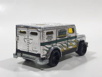 2009 Hot Wheels HW City Works Armored Truck Chrome Die Cast Toy Car Vehicle with Opening Rear Door