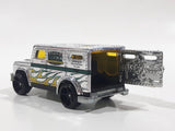 2009 Hot Wheels HW City Works Armored Truck Chrome Die Cast Toy Car Vehicle with Opening Rear Door