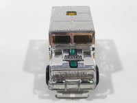 2009 Hot Wheels HW City Works Armored Truck Chrome Die Cast Toy Car Vehicle with Opening Rear Door