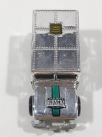 2009 Hot Wheels HW City Works Armored Truck Chrome Die Cast Toy Car Vehicle with Opening Rear Door