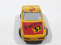 Majorette Sonic Flasher Corvette ZR-1 #37 Yellow Die Cast Toy Car Vehicle