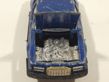 Vintage Majorette No. 217 Ford Thunderbird Dark Blue 1/67 Scale Die Cast Toy Car Vehicle With Opening Hood