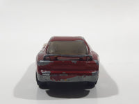 1996 Matchbox Mazda RX-7 Gold and Dark Red Maroon Die Cast Toy Car Vehicle