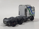 Vintage 1981 Yatming No. 1404 JRI Univ Studios Kenworth K100 COE Aerodyne 108 Semi Tractor Truck White Die Cast Toy Car Vehicle