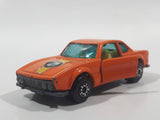 Vintage 1976 Lesney Matchbox Superfast BMW 3.0 CSL Orange Die Cast Toy Car Vehicle with Opening Doors
