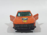 Vintage 1976 Lesney Matchbox Superfast BMW 3.0 CSL Orange Die Cast Toy Car Vehicle with Opening Doors